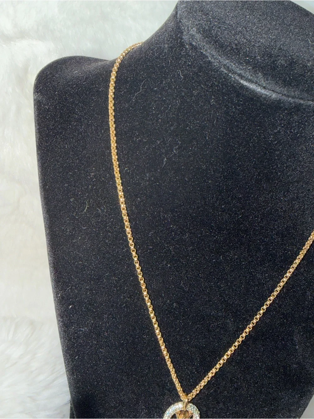 Louis Vuitton Gold Louise By Night Necklace